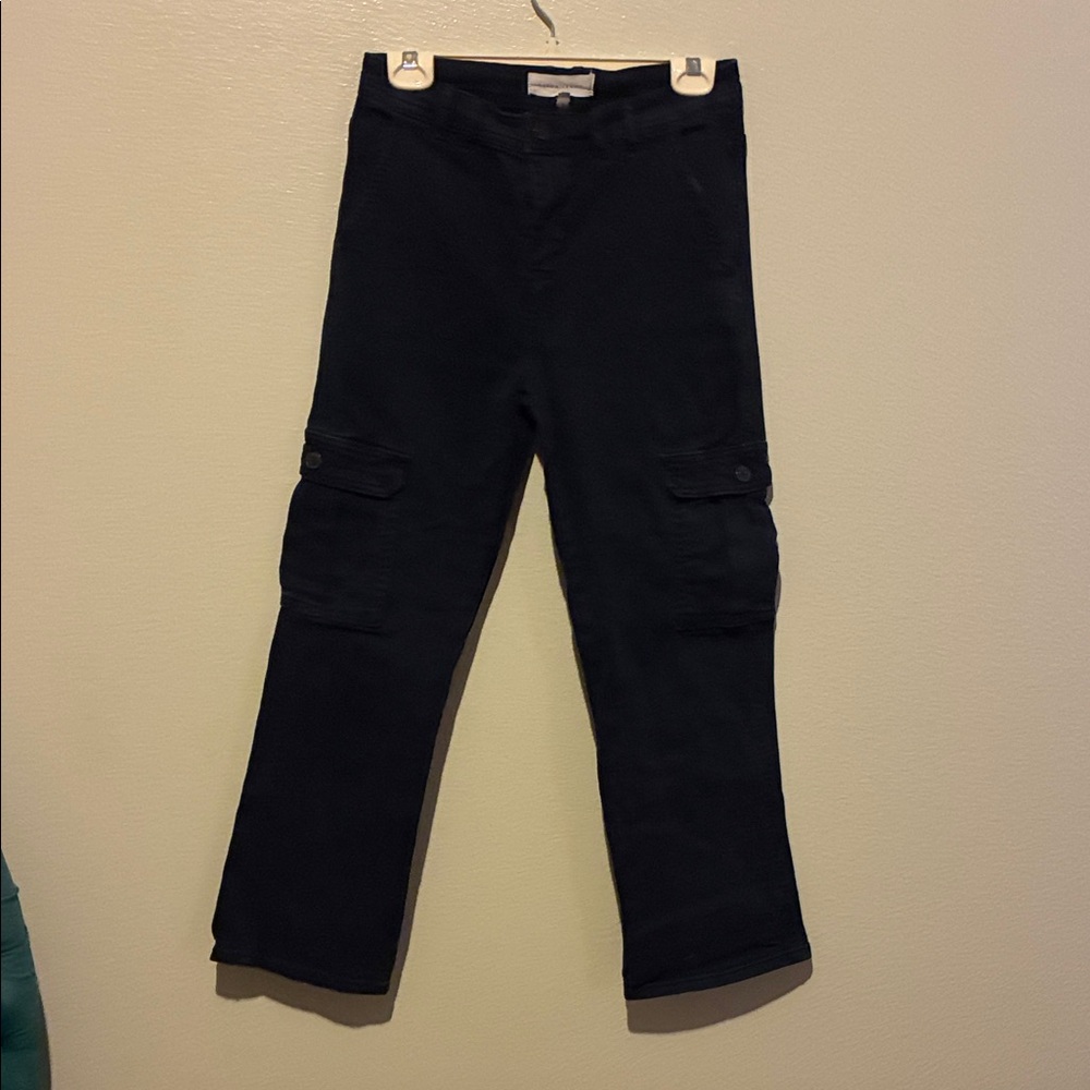 Risen Dark Blue Cargo Denim